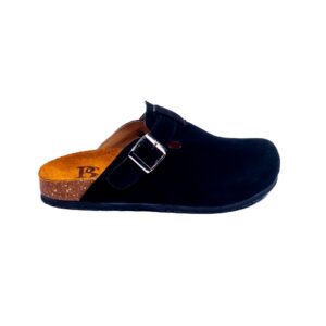 Suede clogs Black